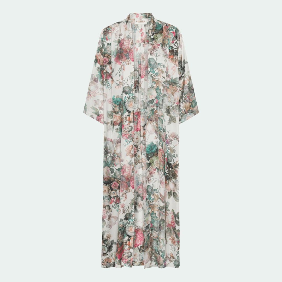 Se Nikki Kimono - White eden, kimono med blomsterprint hos Pistache