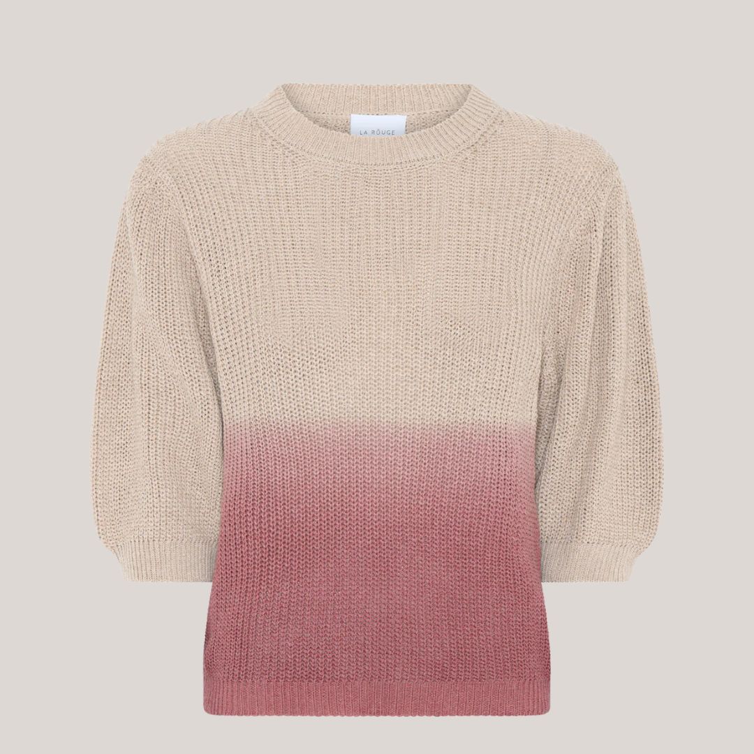 Sofie Knit Bomulds Strik Faded Sand Dusty Rose