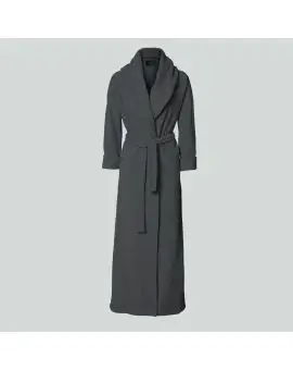 Bathrobe Mount Everest, badebåde, blød morgenkåbe i mørkegrå - Kimono