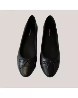 Lovely, Ballerina i sort med sløjfe - Copenhagen Shoes