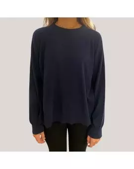 LR-ZOPHIA 9 shirt, striktrøje i navy - Leveté Room