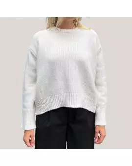 LR-perle 1 knit, strik trøje i cream - Leveté Room