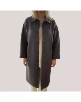 LR-OWA 8 coat, uldfrakke med krave - Leveté Room