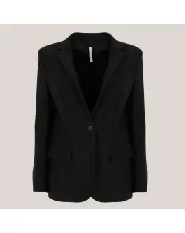 JV96 black blazer jacket, sort blazer til slankebuksen - Blazer