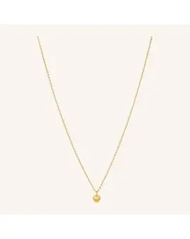 Love Necklace gold-plated halskæde med lille hjerte vedhæng - 