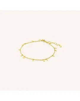 Glow Bracelet gold-plated - armbånd med små plader - 