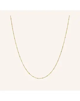 Eda Necklace gold-plated, halskæde med små kugler - 