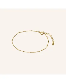 Eda Bracelet gold-plated, armbånd med små perler - 