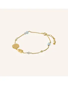 Summer Breeze Bracelet gold-plated, armbånd med perler og pynt - Pernille Corydon Armbånd