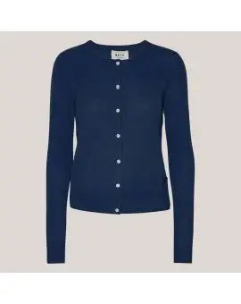 Alice Classic Cardigan, klassisk cardigan i cashmere i navy - Nyhedsbrev uge 46