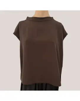 M9990011T t-shirt top i Chokolade Brun - Imperial