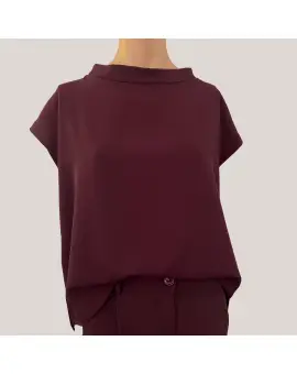 M9990011U brodeaux tee med korte ærmer - Imperial