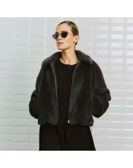 WBL Nohr Faux Fur Jacket - Grey - 