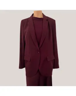 JV96 blazer, klassisk blazer i bordeaux - Blazer