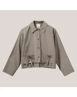 GemSW kort jakke i grå - Cardigan