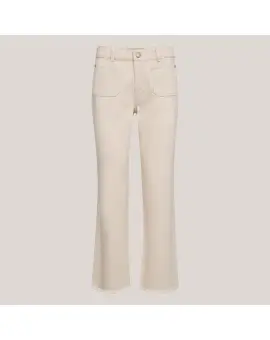 MMAshley Blossom Jeans Ankle i cream - Mos Mosh
