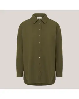 SunnaMW Boxy Skjorte i Capers grøn - My Essential Wardrobe