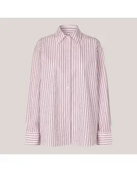 Syracuse Skjorte i pink med strib - Second Female