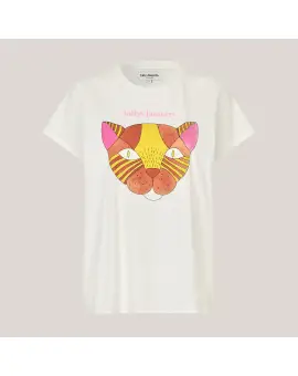 RomaLL T-Shirt Kat i hvid - Lollys Laundry Toppe & T-shirts