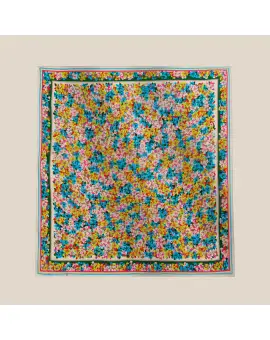 JABER Square Scarf - firkantet tørklæde i blomsterprint - Essentiel Antwerp