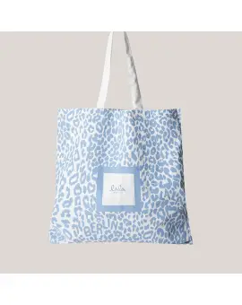 Lala Berlin Tote bag Maja blue leo - Tasker