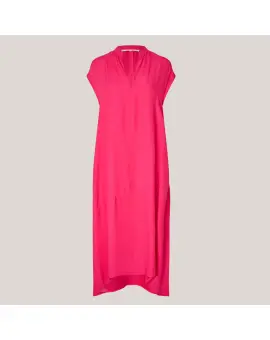 Grenoble Dress, viscose kjole i hindbær pink - Kjoler
