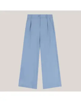 P1AELAV Ceilo Pants, bukser i støvet blå - Sommer SALE - 50%