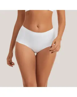 Invisible Highwaist Maxi Trusser - Hvid - FemiFemme