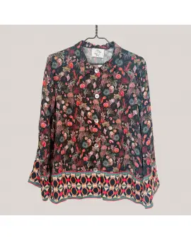 CONDA shirt, Skjorte bluse med havdyrs mønster - MW Copenhagen