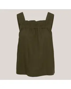 MWDIas Florence Top i mørkegrøn - Sommer SALE - 50%
