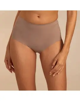 Invisible Highwaist Maxi Trusser - Mocha - Lingeri
