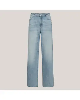 IVY-Augusta Jeans Wash Gerona, lyseblå vask med brede ben - UDSALG