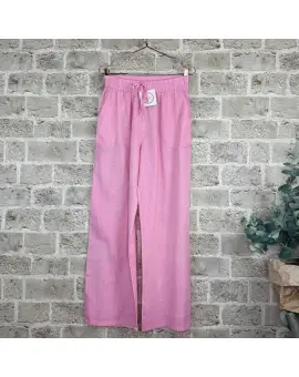 24806 Fira hørbukser i pink - Cabana Living