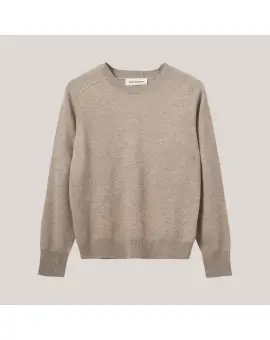 DeliaSW Knit, strik i uld kvalitet - Brown melange - Sofie Schnoor