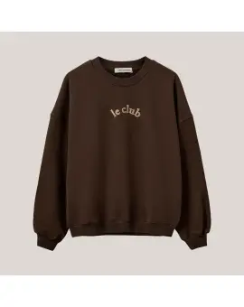 ParosSW Oversized Sweatshirt i mørke brun - Loungewear