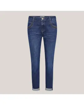 MMNaomi Bran Jeans med smalle ben i en blåvask - Jeans