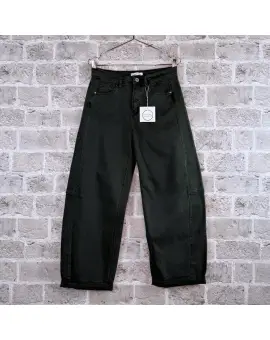 8072 Jude barrow jeans i army grøn - Jeans