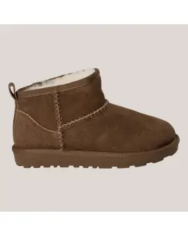AbbieSW Teddy Boot, bamsestøvle i Brown Fudge - Støvler