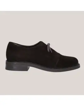 Billi Bi B1118 Håndlavet sko udført i mørkebrunt ruskind - Sko, Loafers og ballarinaer
