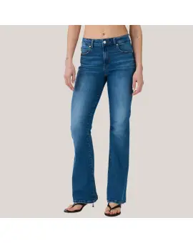 IVY-Tara Flare Jeans Wash Andorra Mid Blue - Jeans