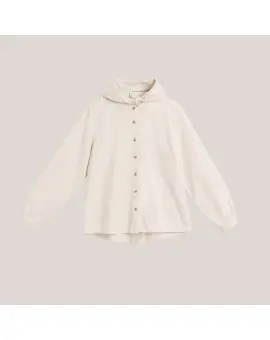 Camisa Shirt, skjorte i cream og i baby fløjl - INDI&COLD