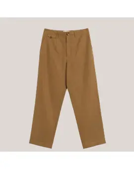 Pantalon pants, bukser i camel brun med skå lomme - INDI&COLD