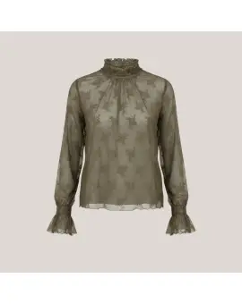 CNP8MMX Militare blouse, Blondebluse i army grøn - Imperial