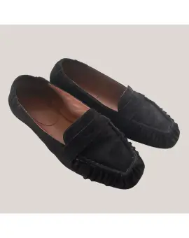 Billi Bi B1358 loafer i mørke brun ruskind -