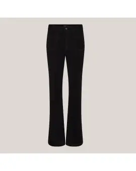 IVY-Ann Charlotte Jeans Baby Cord, fløjls bukser i sort -
