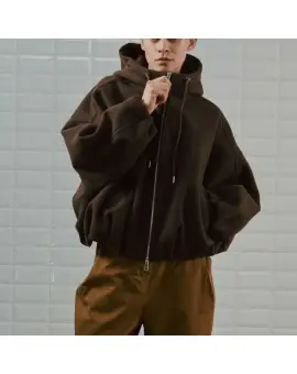 WBLFlora Hooded Jacket, bomber jakke i brun -
