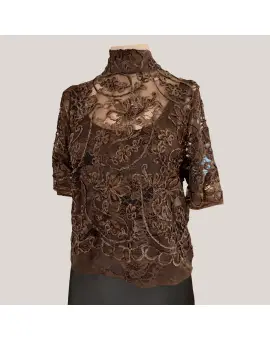 RHB3MDY Moro Blondebluse i brun - Imperial