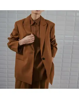 WBLHurricane Tailored Blazer i camel - Nyheder